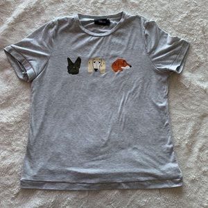 Dog and cat tee